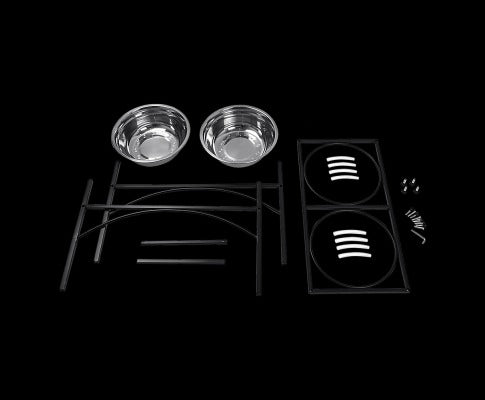 Dual Elevated Pet Feeder